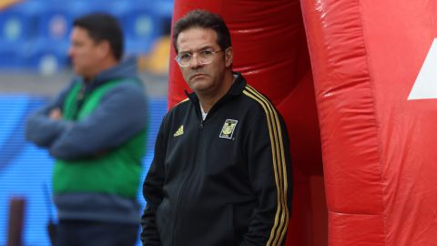 Monterrey, Nuevo León, 11 de febrero de 2023. Antonio Sancho, durante el partido de la jornada 6 del torneo Clausura 2023 de la Liga BBVA MX, entre los Tigres de la UANL y los Pumas de la UNAM, celebrado en el estadio Universitario. Foto: Imago7/ Jorge Mendoza