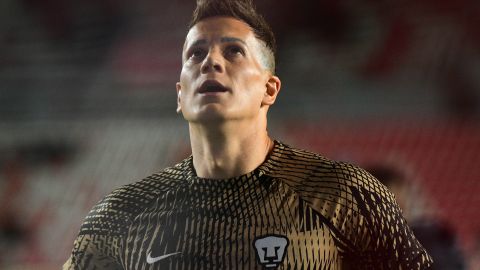 Sebastián Sosa durante su etapa como jugador de Pumas.