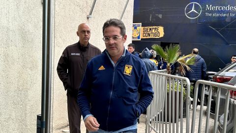 Pachuca, Hidalgo, 7 de octubre de 2023. Antonio Sancho, durante el partido de la jornada 12 del torneo Apertura 2023 de la Liga BBVA MX, entre los Tuzos del Pachuca y los Tigres de la UANL, celebrado en el estadio Hidalgo. Foto: Imago7/ Jesús Sánchez