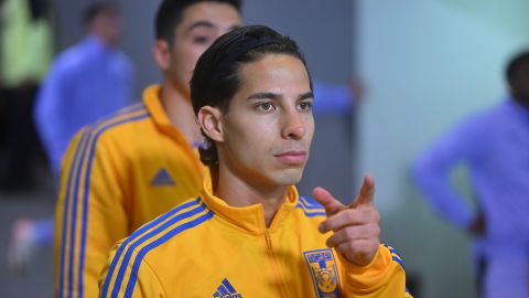 Diego Lainez, jugador de Tigres de la UANL.