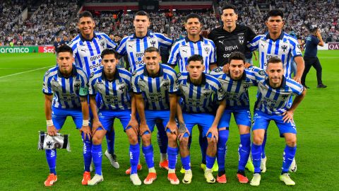 Monterrey, Nuevo León, 10 de abril de 2024. , durante el partido de vuelta de los Cuartos de Final de la Champions Cup de la CONCACAF 2024, entre los Rayados del Monterrey y el Inter Miami, celebrado en el estadio BBVA. Foto: Imago7/