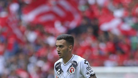 Toluca, Estado de México, 19 de agosto de 2018. Luis Gerardo Chavez, durante el partido de la jornada 5 del torneo Apertura 2018 de la Liga Bancomer MX, entre los Diablos Rojos del Toluca y los Xolos del Tijuana celebrado en el estadio Nemesio Diez. Foto: Imago7/Agustin Cuevas