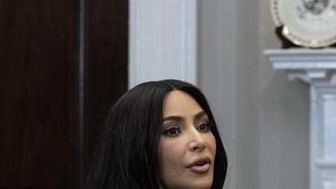 Kim Kardashian y Kamala Harris se reunieron en Washington