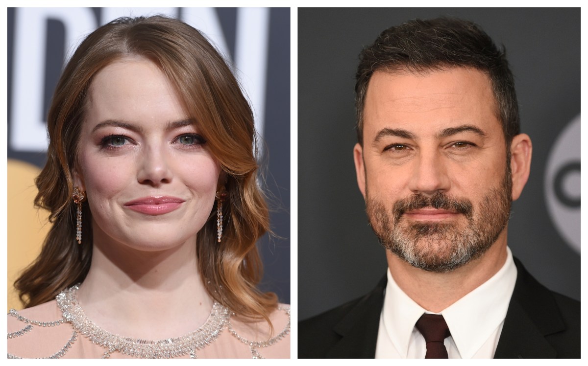 Emma Stone niega haberse ofendido con un comentario de Jimmy Kimmel en la entrega de los premios Oscar