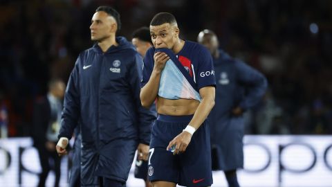 Kylian Mbappé no tuvo ningún remate al arco.