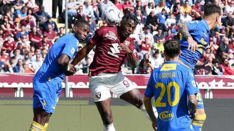 Duván Zapata, de 33 años, tiene una larga carrera en el fútbol italiano que empezó en la temporada 2013-2014 con el Napoli.