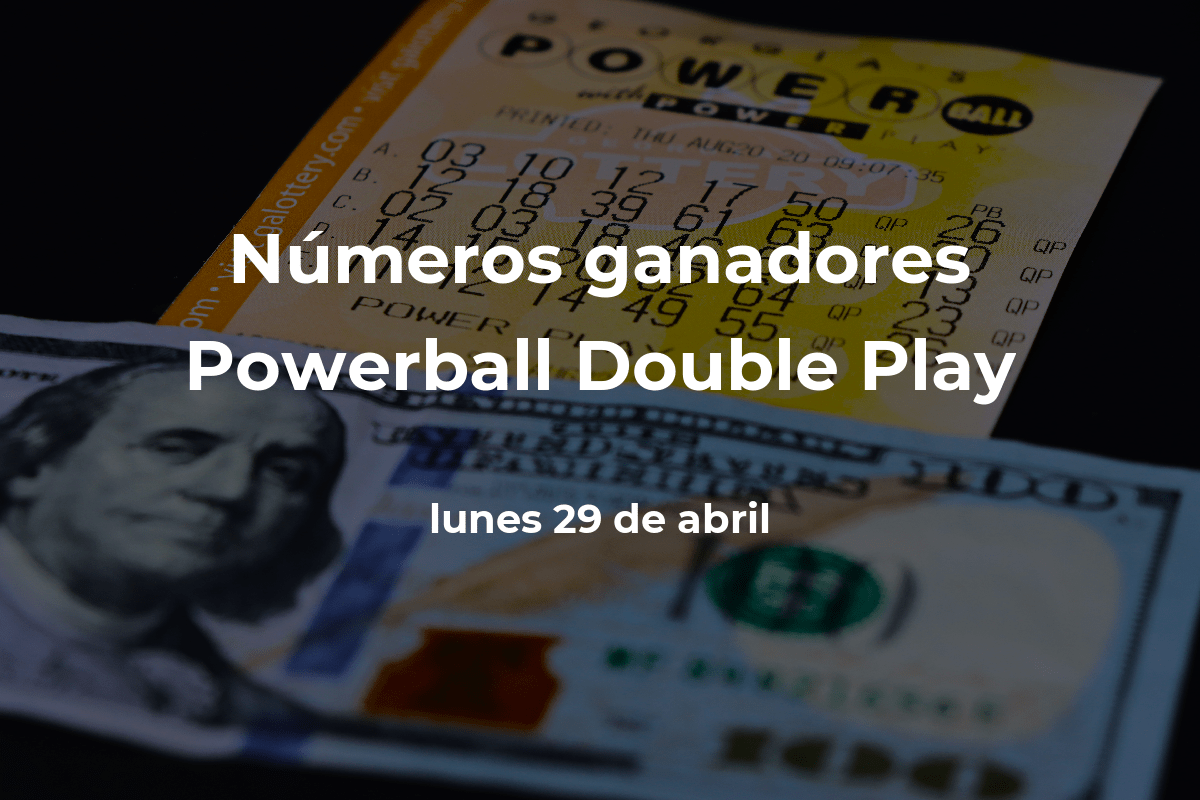 Powerball Double Play números ganadores en vivo del sorteo hoy lunes