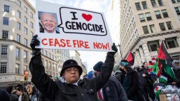 El mote de “Genocide Joe” (Joe, el genocida) comenzó a circular en redes sociales poco después del 7 de octubre de 2023.