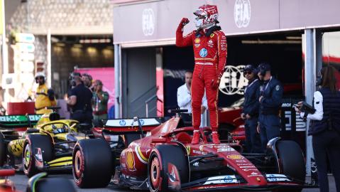 Esta es la pole position número 24 en la carrera del piloto monegasco Charles Leclerc.