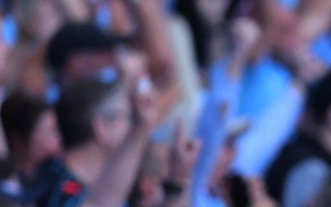El entrenador español Pep Guardiola, celebrando uno de los goles del Manchester City durante la victoria de este domingo ante el West Ham.