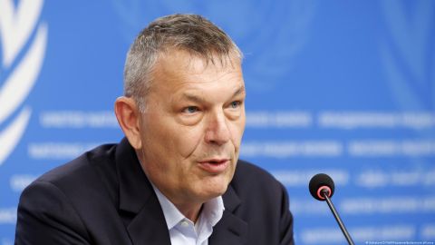 Jefe de la UNRWA, Philippe Lazzarini.