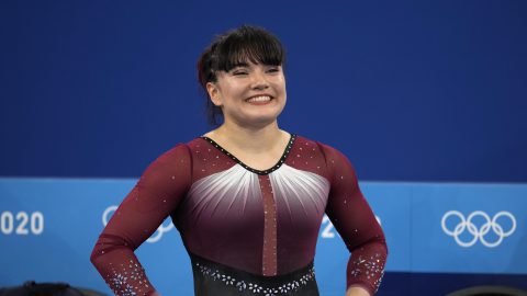Alexa Moreno, campeona panamericana de gimnasia.