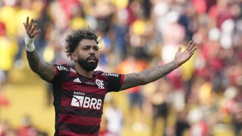 Gabigol, jugador del Flamengo.