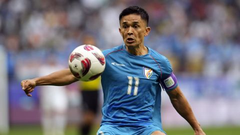 Sunil Chhetri tiene 39 años.