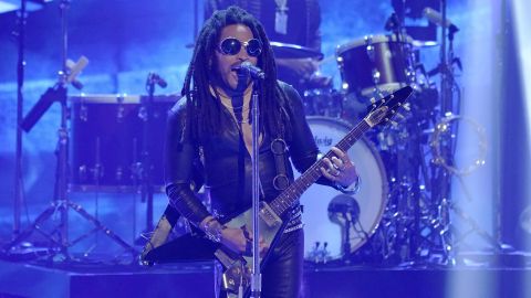 Lenny Kravitz durante una actuación en Los Ángeles.