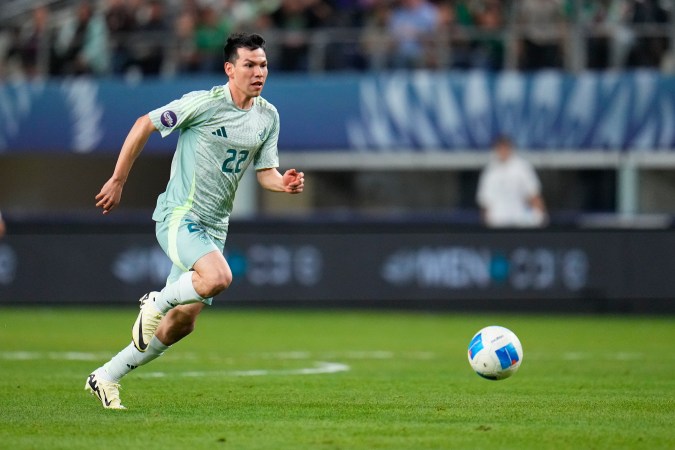 HIrving "Chucky" Lozando durante las semifinales de la Nations League de la Concacaf que México le ganó a Panamá el pasado mes de marzo en Dallas.