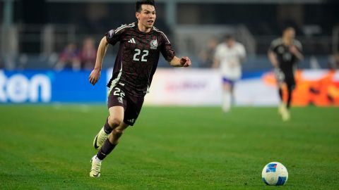 El delantero Hirving "Chucky" Lozano durante un partido del Final Four de la Nations League de la Concacaf el pasado mes de marzo.