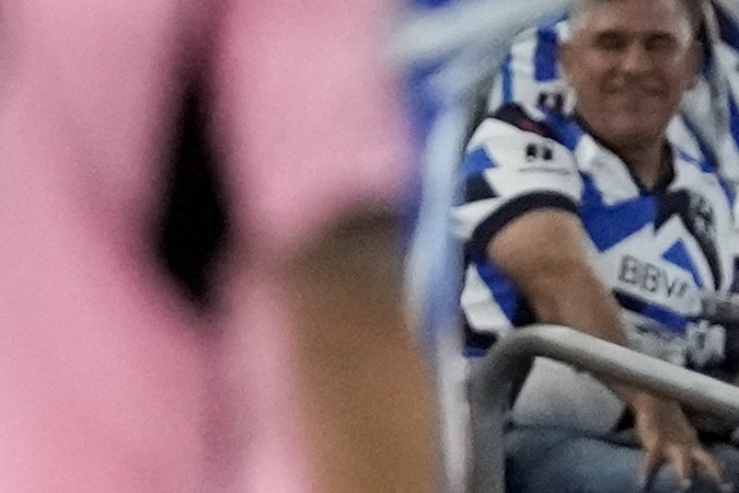 El director técnico del Inter Miami, Gerardo Martino, durante el partido de vuelta de los cuartos de final de la Concachampions que disputaron ante los Rayados de Monterrey.