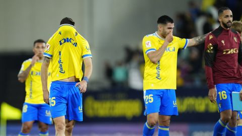 Maxi Gómez no ha marcado su primer gol con el Cádiz.