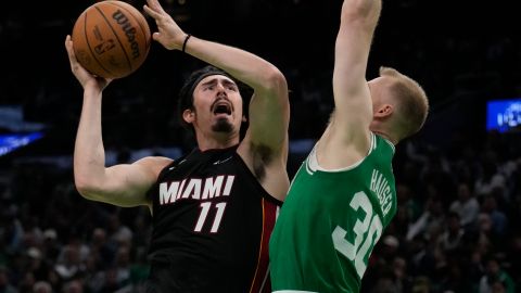 El novato mexicoamericano Jaime Jáquez Jr. tuvo una gran temporada de estreno en la NBA con el Miami Heat.