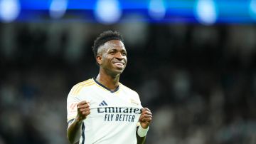 El brasileño Vinícius Júnior espera poder celebrar en el último partido de la temporada para el Real Madrid con la conquista de la Champions League.