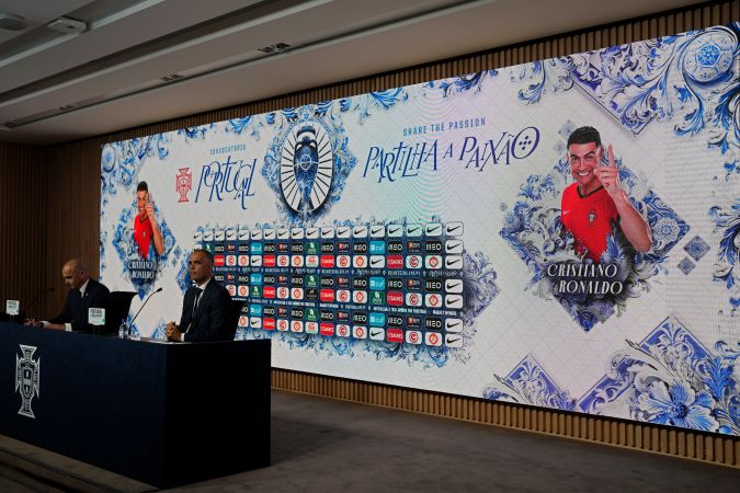 El seleccionador portugués, Roberto Martínez, durante la rueda de prensa realizada este martes en donde dio a conocer los convocados para la Eurocopa 2024.