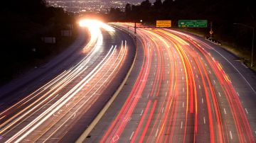 Traffic slowly moves along Interstate 405 on Thursday, May 23, 2024, in the Bel Air section of Los Angeles. Highways and airports are likely to be jammed in the coming days as Americans head out on and home from Memorial Day weekend getaways. (AP Photo/Mark J. Terrill)