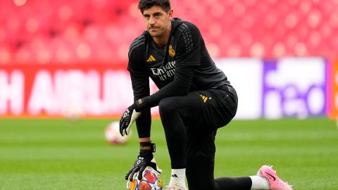 El guardameta belga Thibaut Courtois será el encargado de cuidar la portería del Real Madrid este sábado en Wembley.