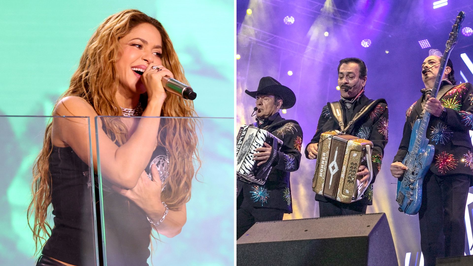 De Shakira a Los Tigres del Norte Estos son los artistas que se