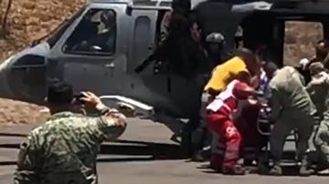 Militares mexicanos heridos
