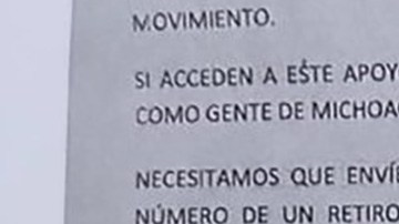 Carta de La Familia Michoacana