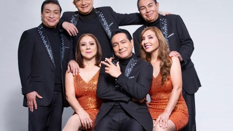 Los hermanos Mejía Avante, todos miembros de Los Angeles Azules, se preparan para la segunda parte de su gira. Foto: Cortesía