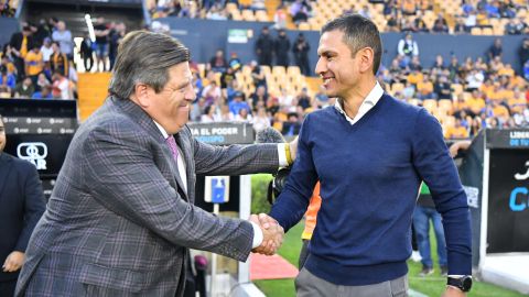 Monterrey, Nuevo León, 8 de octubre de 2022. , durante el partido de repechaje del torneo Apertura 2022 de la Liga BBVA MX, entre los Tigres de la UANL y los Rayos del Necaxa, celebrado en el estadio Universitario. Foto: Imago7/ Juan Ángel Ovalle