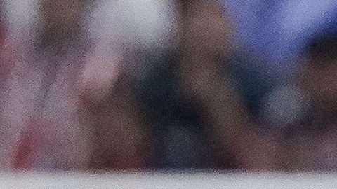 Guadalajara, Jalisco a 16 de Marzo de 2024. Cristian Calderón "Chicote" y Javier Hernandez "Chicharito" , durante el partido correspondiente a la jornada 12 del torneo Clausura 2024 de la Liga BBVA MX, entre las chivas rayadas de Guadalajara y las águilas del América, realizado en el estadio Akron. Foto: Imago7/Sebastian Laureano Miranda