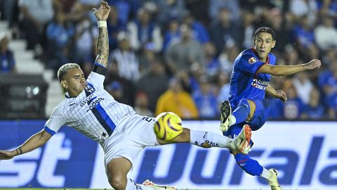 En la fase regular del torneo Cruz Azul venció 2-1 a Rayados en el Estadio Azul.