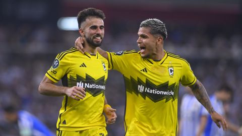 Monterrey, Nuevo León, 1 de mayo de 2024. , durante el partido de vuelta de las semifinales de la Champions Cup de la CONCACAF 2024, entre los Rayados del Monterrey y el Columbus Crew, celebrado en el estadio BBVA. Foto: Imago7/Andrea Jiménez