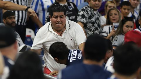 Monterrey, Nuevo León, 1 de mayo de 2024. , durante el partido de vuelta de las semifinales de la Champions Cup de la CONCACAF 2024, entre los Rayados del Monterrey y el Columbus Crew, celebrado en el estadio BBVA. Foto: Imago7/