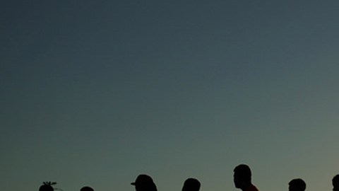 Inmigrantes durante su camino hacia Estados Unidos