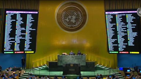 Este viernes la ONU votó a favor de otorgar a Palestina derechos como país miembro.