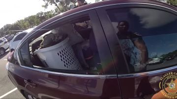VIDEO: Dramático rescate de niño de un año atrapado en un auto caliente en Florida