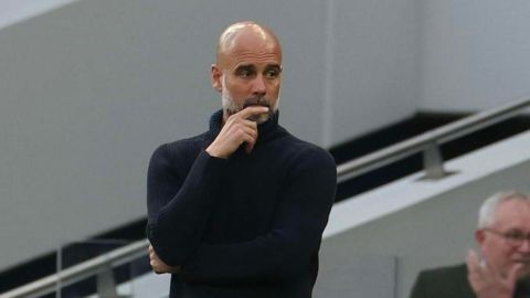 El entrenador español del Manchester City, Pep Guardiola, vivió al máximo la victoria conseguida este martes ante el Tottenham.