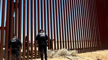 El narcotúnel tiene el tamaño justo para cruzar drogas e inmigrantes indocumentados por debajo del muro fronterizo.