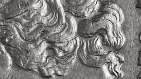 Dólar americano de plata.