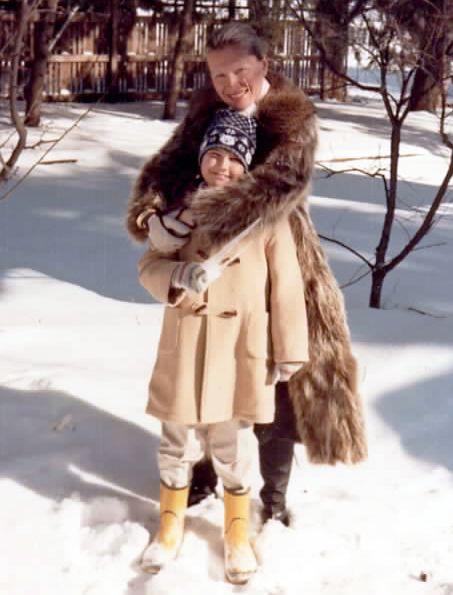 Collier Landry y su madre