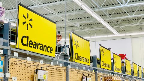 Pasillo de liquidación de Walmart