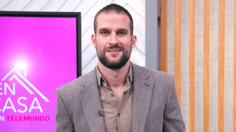 Clovis Nienow comparte en el programa "En Casa con Telemundo" (Telemundo) detalles y anécdotas durante su paso por la cuarta temporada de "La Casa de los Famosos"/Miami, 21 de mayo 2024.