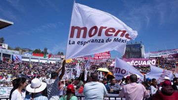 Bajo el emblema "La esperanza de México", Morena ha tenido un ascenso meteórico.