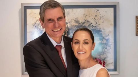 Jesús María Tarriba y Claudia Sheinbaum contrajeron matrimonio en 2023.