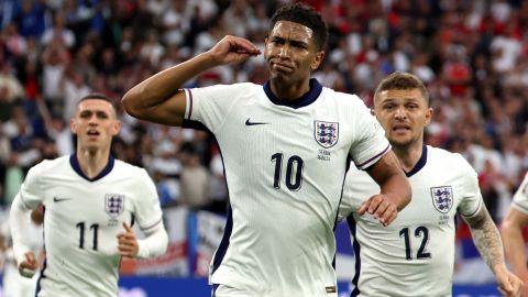 El inglés Jude Bellingham se estrenó de gran forma en la Eurocopa inaugurando su casilla de goleador.