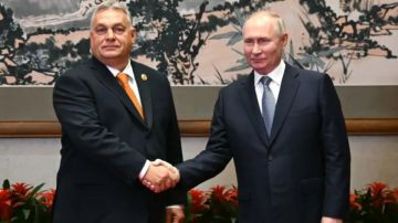 Putin y su homólogo húngaro, Viktor Orbán.